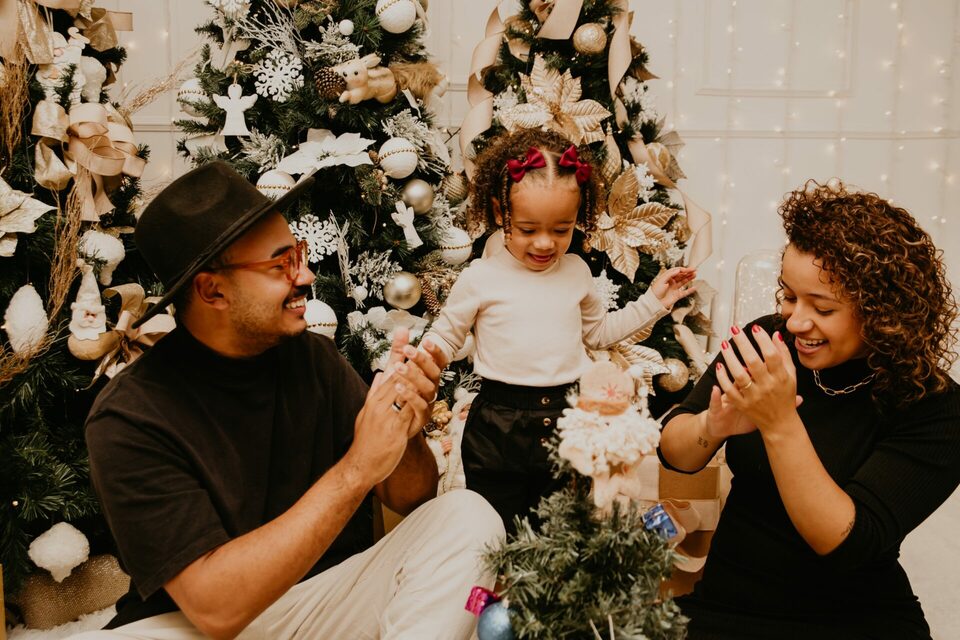 Natal e ano novo brilhante